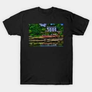 Three Boats And A Cottage T-Shirt